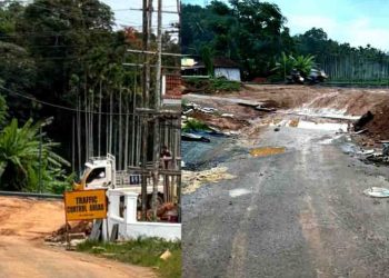 റോഡ് തകർന്നതിൽ പ്രതിഷേധിച്ച് നാട്ടുകാർ