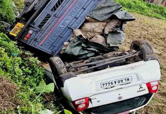 വാഹനാപകടം;അഞ്ചു വാഹനങ്ങൾ നാശനഷ്ടം സംഭവിച്ചു