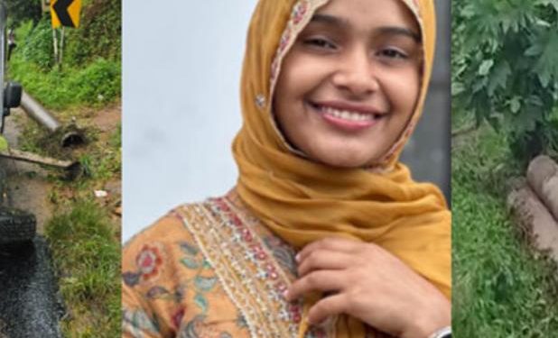 വാഹനാപകടത്തിൽ വിദ്യാർത്ഥിനി മരിച്ചു
