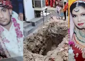 യുവതി വീടുവിട്ടുപോയെന്ന് ഭർതൃപിതാവ്; പരിശോധനയിൽ കുഴിയിൽ മൃതദേഹം, ഭർത്താവടക്കം 4 പേർ കസ്റ്റഡിയിൽ