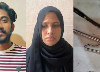 കാപ്പാ കേസ് പ്രതിയെ അന്വേഷിച്ചെത്തി; കണ്ടെത്തിയത് നഞ്ചക്കും വടിവാളും, അമ്മയുടെ കയ്യിൽ എംഡിഎംഎ