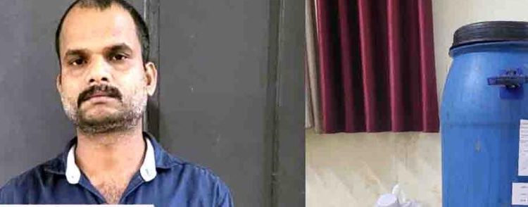 ചാരായവും വാഷും പിടികൂടി; ഒരാൾ അറസ്റ്റിൽ