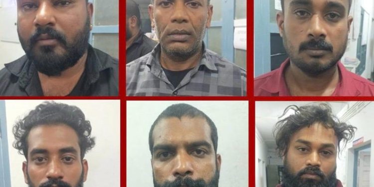 ഒന്നര കോടിയോളം രൂപ കവര്ച്ച നടത്തി കേരളത്തിലേക്ക് കടന്ന പ്രതികളെ പിടികൂടി