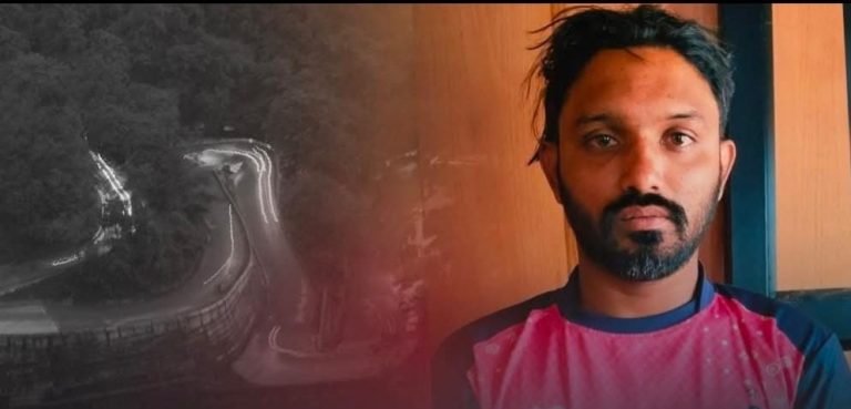 ചുരത്തിൽ നിന്നും യുവാവ് താഴേക്ക് ചാടി