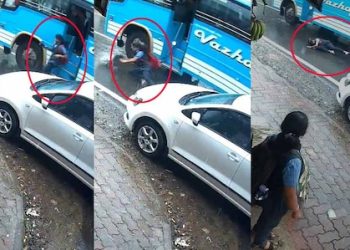 മുൻപോട്ടെടുത്തതോടെ തെറിച്ചു വീണു; നിർത്താതെ പോയി ബസ്, വിദ്യാർഥിനി അദ്ഭുതകരമായി രക്ഷപ്പെട്ടു