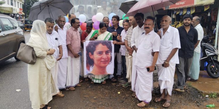 പള്ളിക്കൽ ഗവ: എൽ.പി സ്കൂളിന് പ്രിയങ്ക ഗാന്ധി എം.പിയുടെ ഓണസമ്മാനം