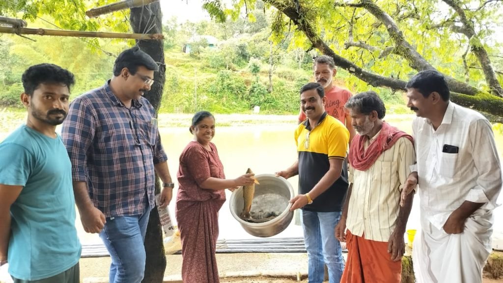 ഓണക്കാലത്ത് മത്സ്യ സമൃദ്ധി, നല്ലോണം മീനോണം വിളവെടുപ്പുത്സവം നടത്തി