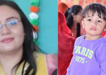 ഭർത്താവും സുഹൃത്തും ചേർന്ന് ഉപദ്രവിച്ചു, വീട്ടിൽ സ്ത്രീധന പീഡനം; മകളെ മടിയിലിരുത്തി സ്കൂൾ അധ്യാപികയുടെ ആത്മഹത്യ