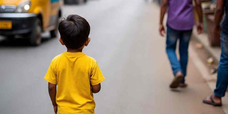 ജീവിക്കാനിടമില്ല, ഇവനെ ഏറ്റെടുക്കണം’; കയ്യില് കത്തുമായി മൂന്നുവയസുകാരന് തെരുവില്