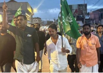 ആർജെഡി നേതാവിനെതിരായ വധശ്രമത്തിൽ ആർവൈെജെഡി പ്രതിഷേധിച്ചു