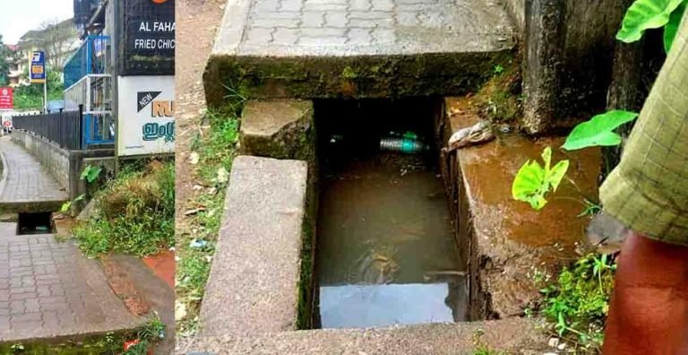 സൂക്ഷിച്ചാൽ ദുഃഖിക്കേണ്ട! അപകടക്കെണിയൊരുക്കി ഫൂട്ട്പാത്ത്