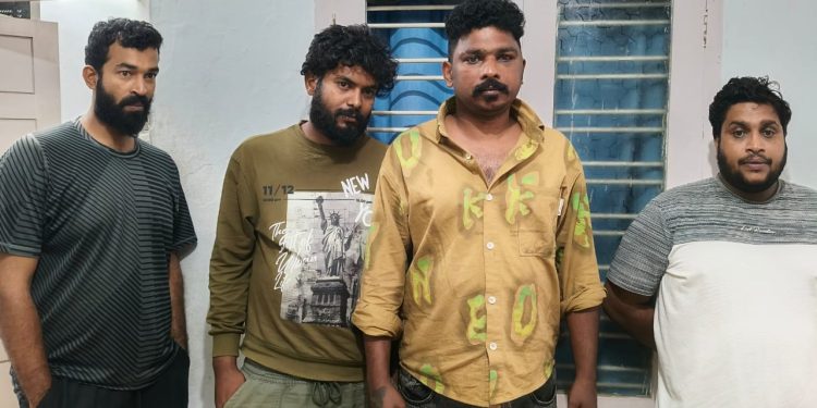 റിസോർട്ടിൽ അതിക്രമിച്ചു കയറി മർദനം: നാല് യുവാക്കൾ അറസ്റ്റിൽ