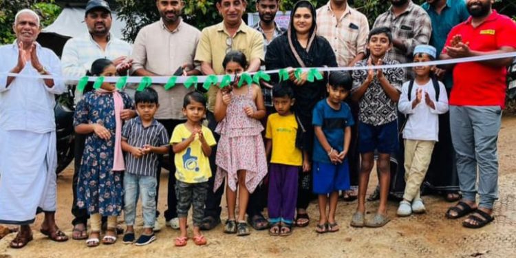 ബീരാളി സാബിത്ത് റോഡ് ഉദ്ഘാടനം ചെയ്തു