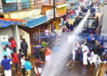 അമീബിക് മസ്തിഷ്കജ്വരം; പൊലീസിന്റെ ജലപീരങ്കി പ്രയോഗത്തിൽ ആശങ്ക