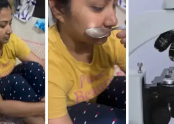 ഭാര്യയുടെ കണ്ണീർ മൈക്രോസ്കോപ്പിൽ പരിശോധിച്ച് ഭർത്താവ്, കണ്ടത് വിചിത്രമായ കാര്യങ്ങൾ!