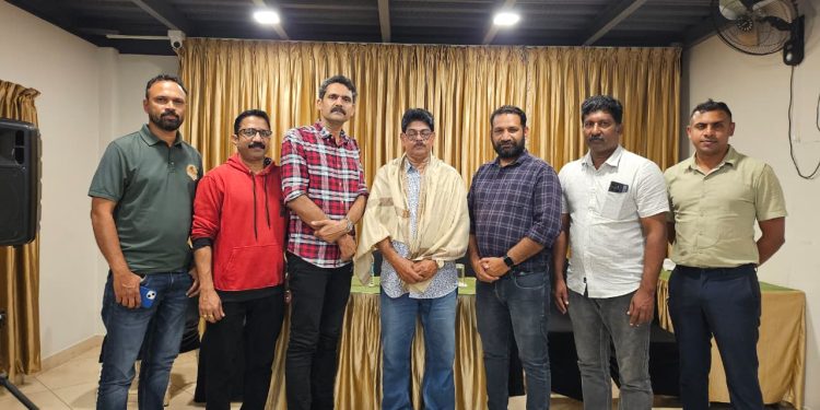 സൈക്ലിംഗ് ഫെഡറേഷൻ ഓഫ് ഇന്ത്യയുടെ ട്രഷറർ സുധീഷ് കുമാറിന് സ്വീകരണം നൽകി