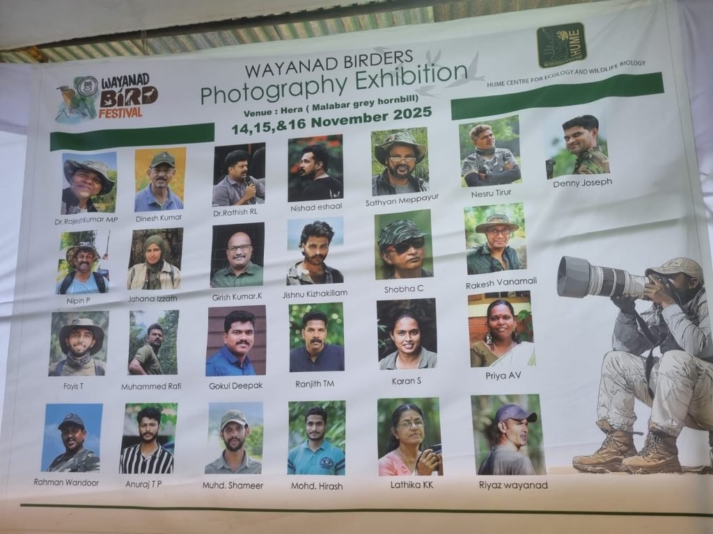 വയനാട് ബേഡ് ഫെസ്റ്റിവലിൽ അപൂർവ പക്ഷികളുടെ വിസ്മയം ശ്രദ്ധേയമായി