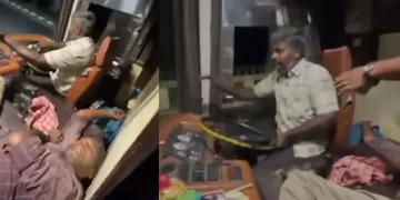 ബസ് ഇടിപ്പിച്ച് കൊല്ലും, ഒരാളും രക്ഷപ്പെടില്ല’; കോഴിക്കോട്–‌ബെംഗളൂരു ബസിൽ ‘അടിച്ചു പൂസായി’ ഡ്രൈവറും ക്ലീനറും