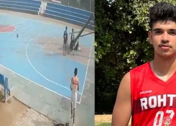 ബാസ്കറ്റ് ബോള്‍ പരിശീലനത്തിനിടെ പോള്‍ ഒടിഞ്ഞു; ദേശീയ താരത്തിന് ദാരുണാന്ത്യം