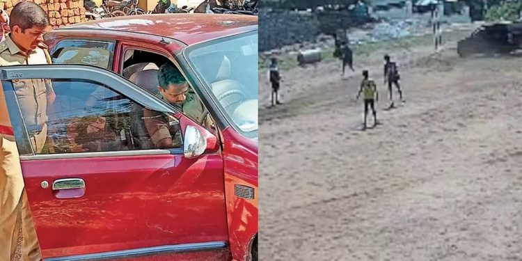 സ്കൂള്മൈതാനത്ത് അപകടകരമാവിധം കാറോടിച്ചത് 16കാരന്, 25 വയസുവരെ ലൈസന്സില്ല, എംവിഡി നടപടി