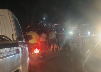 സ്കൂട്ടറും ബൈക്കും കൂട്ടിയിടിച്ച് രണ്ടുപേർക്ക് പരിക്ക്