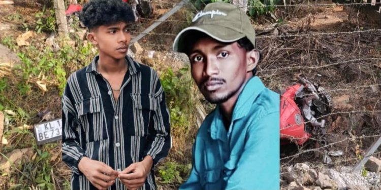 ബൈക്ക് നിയന്ത്രണം വിട്ട് വേലിക്കല്ലിൽ ഇടിച്ച് മറിഞ്ഞ് യുവാക്കൾ മരിച്ചു