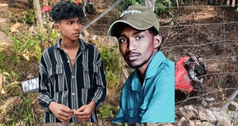 ബൈക്ക് നിയന്ത്രണം വിട്ട് വേലിക്കല്ലിൽ ഇടിച്ച് മറിഞ്ഞ് യുവാക്കൾ മരിച്ചു