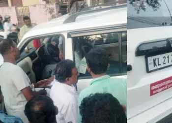 വാഹനം നൽകണമെന്ന് ‍പ്രസിഡന്റ്, അനുമതി വേണമെന്ന് ഡ്രൈവർ; നടുറോഡിൽ പ്രസിഡന്റും സെക്രട്ടറിയും തമ്മിൽ വാക്കേറ്റം
