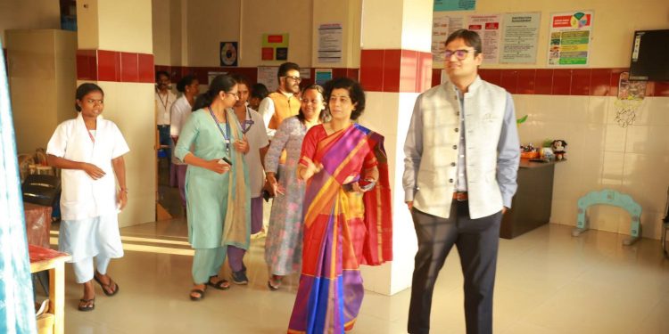 എന്‍എച്ച്എം ദേശീയ മിഷന്‍ ഡയറക്ടര്‍ വയനാട് സന്ദര്‍ശിച്ചു