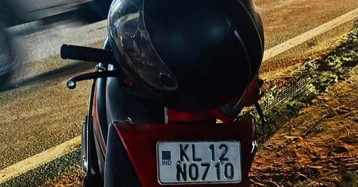 വാഹനാപകടത്തിൽ സ്കൂട്ടർ യാത്രികന് പരിക്ക്