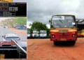 കെഎസ്ആർടിസി ബസിന് മുന്നിൽ അഭ്യാസം; കാർ ഡ്രൈവറുടെ ലൈസൻസ് സസ്പെൻഡ് ചെയ്യാൻ ശുപാർശ
