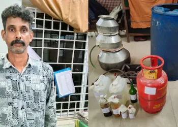 വീട്ടിനകത്തെ വാറ്റ് ശേഖരം: മലപ്പുറം സ്വദേശി എക്സൈസിന്റെ പിടിയിൽ