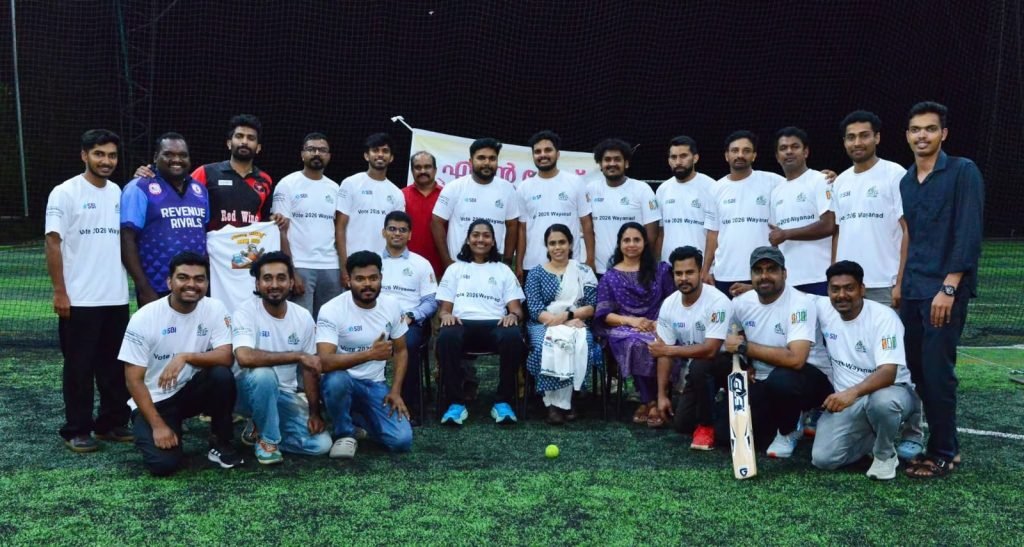 സ്വീപ്: സജന സജീവന്റെ ബാറ്റിങിൽ ആവേശമായി സൗഹൃദ ക്രിക്കറ്റ്‌ മത്സരം