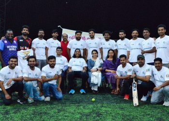 സ്വീപ്: സജന സജീവന്റെ ബാറ്റിങിൽ ആവേശമായി സൗഹൃദ ക്രിക്കറ്റ്‌ മത്സരം