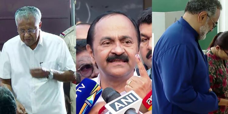 വോട്ടിംഗ് ദിനത്തിൽ ഫുൾ കോൺഫിഡൻസ്; അവകാശവാദങ്ങൾ തുടർന്ന് മുന്നണികൾ