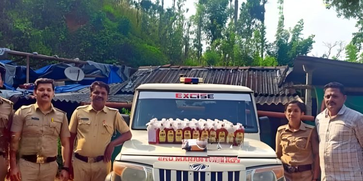 വെൺമണിയിൽ വൻ മദ്യവേട്ട: 52 ലിറ്റർ മാഹി മദ്യം പിടികൂടി; ഒരാൾക്കെതിരെ കേസെടുത്തു