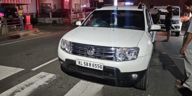 കാറിടിച്ച് കാൽനടയാത്രികന് ഗുരുതര പരിക്ക്