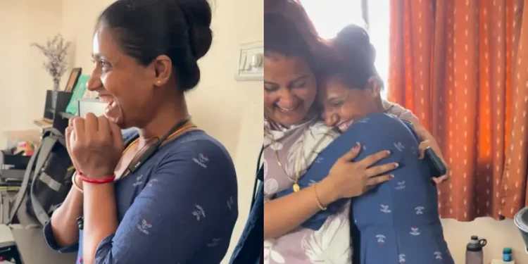 വീട്ടുജോലിക്കാരിക്ക് കൂളർ നൽകി കുടുംബത്തിന്റെ സർപ്രൈസ്; സോഷ്യൽ മീഡിയയുടെ ഹൃദയം നിറച്ച വീഡിയോ വൈറൽ