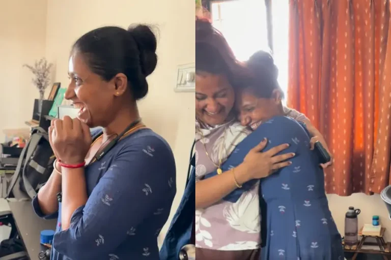 വീട്ടുജോലിക്കാരിക്ക് കൂളർ നൽകി കുടുംബത്തിന്റെ സർപ്രൈസ്; സോഷ്യൽ മീഡിയയുടെ ഹൃദയം നിറച്ച വീഡിയോ വൈറൽ