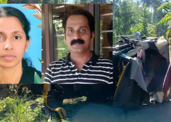 ഭാര്യയെ ജോലി സ്ഥലത്തേക്ക് കൊണ്ടുപോകുന്നതിനിടെ വാഹനാപകടം; ദമ്പതികൾ മരിച്ചു