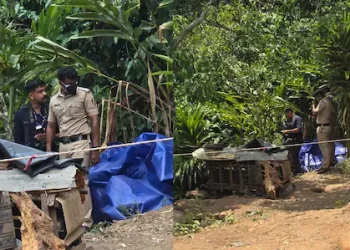 കുഴിയിൽ രണ്ടു മൃതദേഹങ്ങൾ; അമ്മയുടെയും മകന്റേതുമെന്ന് സംശയം