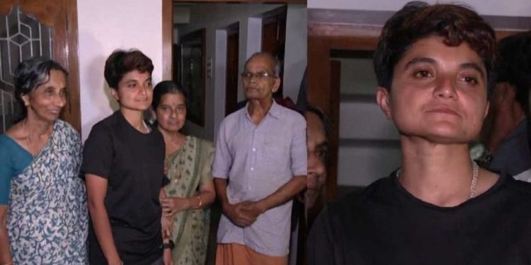 ‘മകളുടെ ഇഷ്ടത്തിന് എതിര് നില്‍ക്കില്ല’, ചൂട് കുറഞ്ഞിട്ട് അടുത്ത യാത്ര; ശരണ്യ വീട്ടിലെത്തി