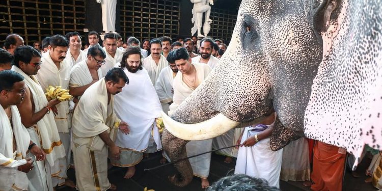 ജന്മദിനത്തില്‍ കേരളത്തിലെ ഒന്‍പത് ക്ഷേത്രങ്ങള്‍ക്കായി 22.55 കോടി രൂപ; അകമഴിഞ്ഞ സംഭാവന നല്‍കി അനന്ത് അംബാനി