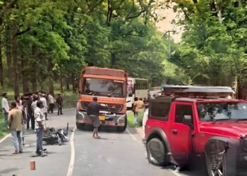 തോൽപ്പെട്ടിയിൽ താർ ജീപ്പും ബൈക്കും കൂട്ടിയിടിച്ച് കോഴിക്കോട് സ്വദേശിയായ യുവാവ് മരിച്ചു