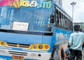 ഓട്ടത്തിനിടെ സ്വകാര്യ ബസിന്റെ ടയർ ഊരി; പതറാതെ ബസ് നിർത്തി ഡ്രൈവർ: ഒഴിവായത് വൻ അപകടം