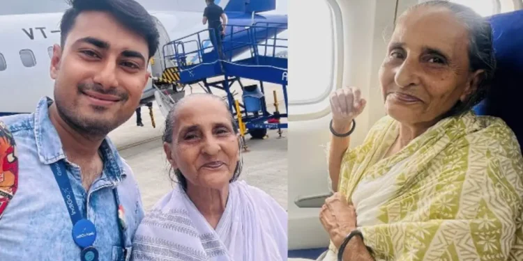 ’22 വർഷത്തെ എന്റെ സ്വപ്നം’; മുത്തശ്ശിക്ക് വിമാനയാത്ര ഒരുക്കി കൊച്ചുമകൻ, ഹൃദയം തൊടുന്ന വീഡിയോ