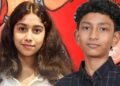 സ്വജീവൻ പണയപ്പെടുത്തി കുട്ടികളുടെ ധീരത; ക്ഷേത്രക്കുളത്തിൽ വീണ കൂട്ടുകാരിക്ക് രക്ഷകരായി റിഷികയും റിഥിനും