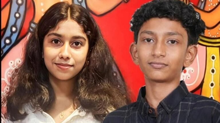 സ്വജീവൻ പണയപ്പെടുത്തി കുട്ടികളുടെ ധീരത; ക്ഷേത്രക്കുളത്തിൽ വീണ കൂട്ടുകാരിക്ക് രക്ഷകരായി റിഷികയും റിഥിനും