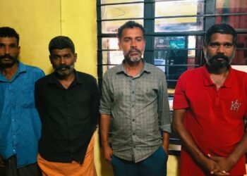 ലക്ഷങ്ങൾ വിലമതിക്കുന്ന വീട്ടിമരം മുറിച്ചു കടത്താൻ ശ്രമിച്ചവർ റിമാൻഡിൽ