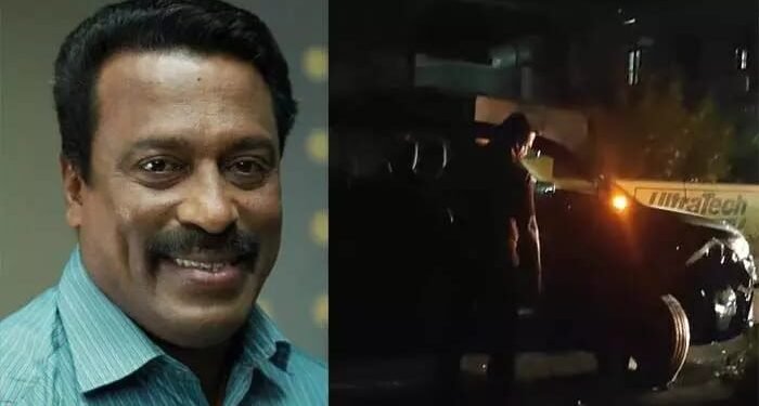 നടന് അബു സലിമിന്റെ കാര് അപകടത്തില്പ്പെട്ടു